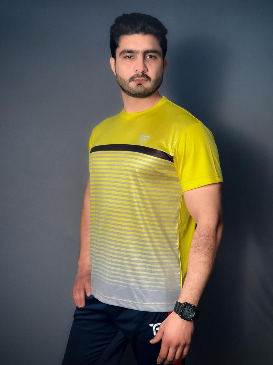 Men dri fit half sleeve t shirt