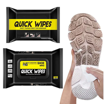 Instant Shoe Cleaning Wipes - 80 Wipes in a Pack