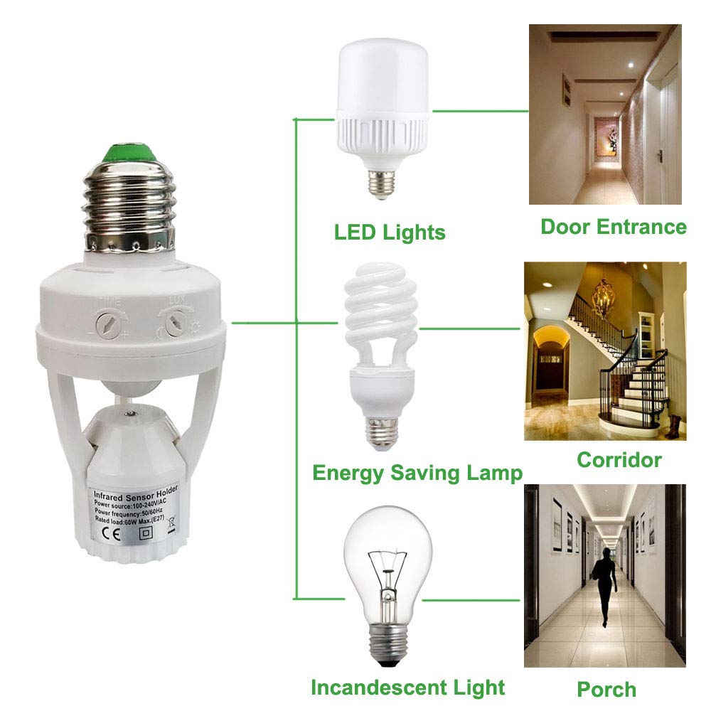 Motion Sensor Bulb Holder