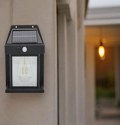 Solar Outdoor Wall Light with Motion Sensor