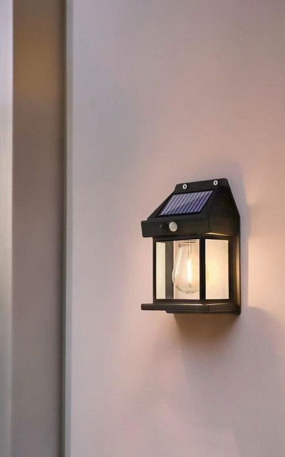 Solar Outdoor Wall Light with Motion Sensor