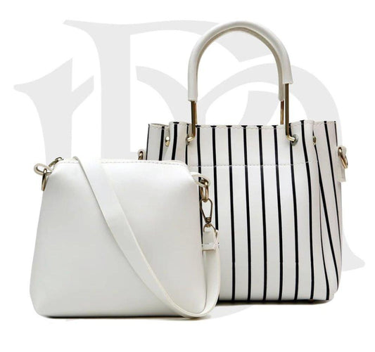 Leather print 2 handbag