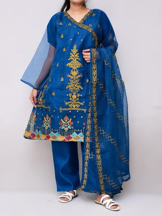 3Pcs women suit emboridered suit