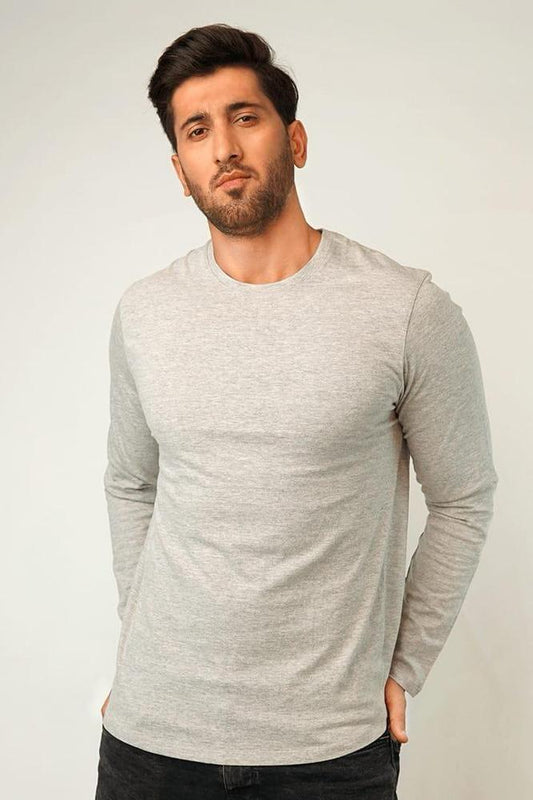 Men plain grey jersey