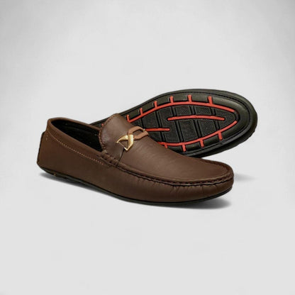 Men Leather semi formal shoes