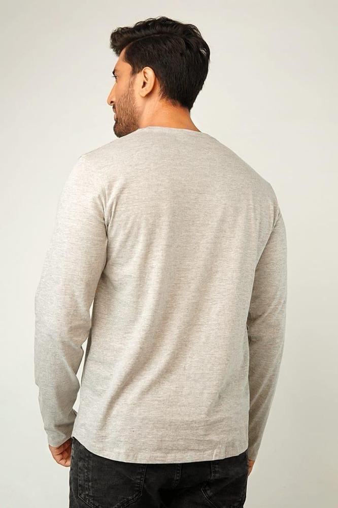 Men plain grey jersey