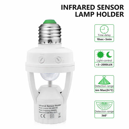 Motion Sensor Bulb Holder