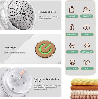Compact Portable USB Rechargeable Mini Electric Lint Remover