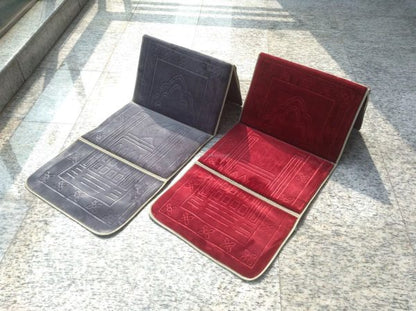 Foldable imported jai namaz 2 in 1 prayer mat