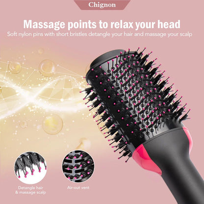 Hot Air Brush Multi-Function Hair Dryer