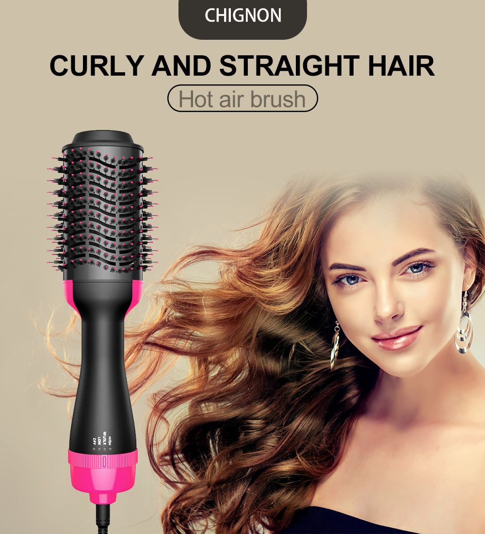Hot Air Brush Multi-Function Hair Dryer