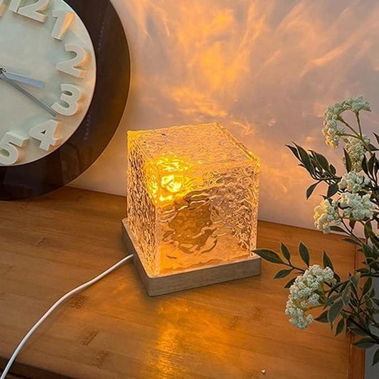 Dynamic Rotating Water Ripple LED Night Light