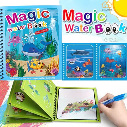 Magic Drawing Book + Free Magic Pen  📖