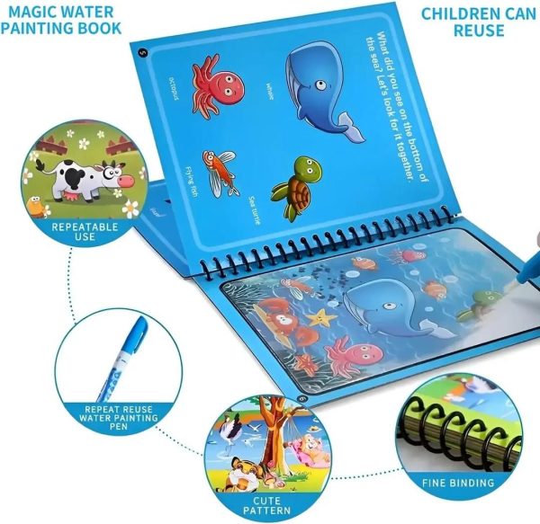 Magic Drawing Book + Free Magic Pen  📖