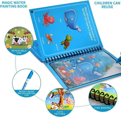 Magic Drawing Book + Free Magic Pen  📖
