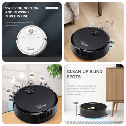 Portable Wireless Smart Mini Sweeping Robot Mopping 3 In1 Rechargeable Cleaning Machine Vacuum Cleaner