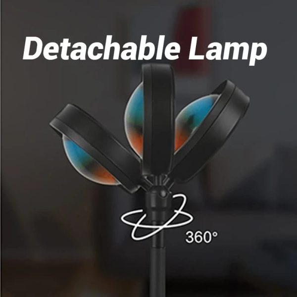Sunset Lamp (WITH REMOTE) 16 Colors LED Changing 3-in-1 Sunset Light lamp