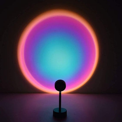 Sunset Lamp (WITH REMOTE) 16 Colors LED Changing 3-in-1 Sunset Light lamp